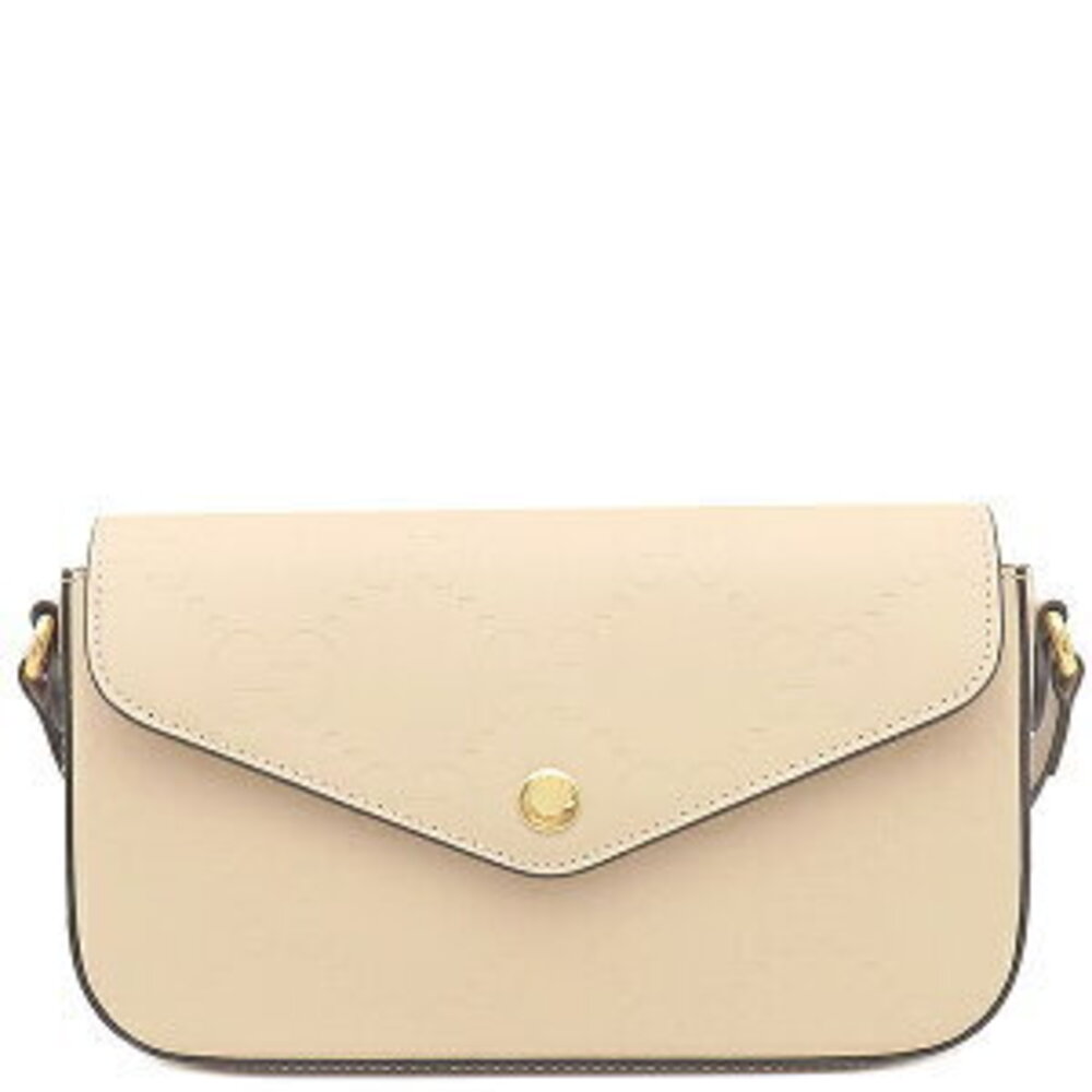 Gucci GG Super Shoulder Bag Leather Beige